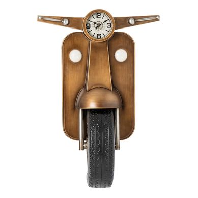 Horloge Murale Scooter "lova" 84cm Doré
