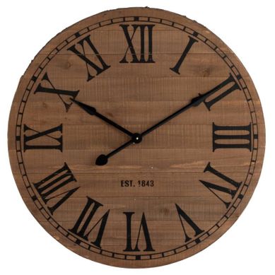 Horloge Murale Filer II 8.5 Pouces Nickel Brossé - Moderne, Quartz, Réveil Intégré