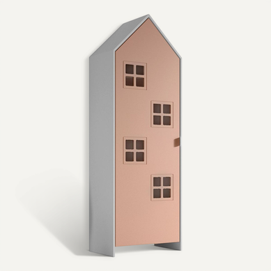 Atmosphera - Armoire penderie enfants 124cm rose