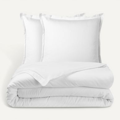 Parure 260x240 cm NUIT FAUBOURG IENA blanc vue 3/4