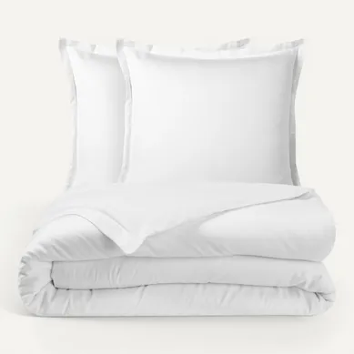 Parure 280x240 cm NUIT FAUBOURG IENA blanc vue 3/4