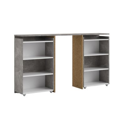 BEST LAK  rangement blanc laqué béton