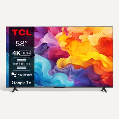 Téléviseur 4K 58'' 146 cm TCL 58V6B vue de face