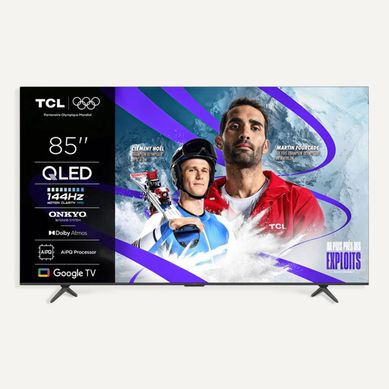Téléviseur LED 85'' 216 cm TCL 85P81K Téléviseur LED 85'' 216 cm TCL 85P81K vue de face