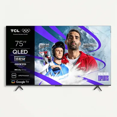 Téléviseur LED 75'' 191 cm TCL 75P81K Téléviseur LED 75'' 191 cm TCL 75P81K vue de face