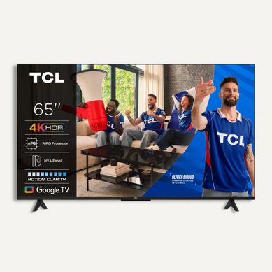 Téléviseur 4K 65'' 165 cm TCL 65P61K vue de face