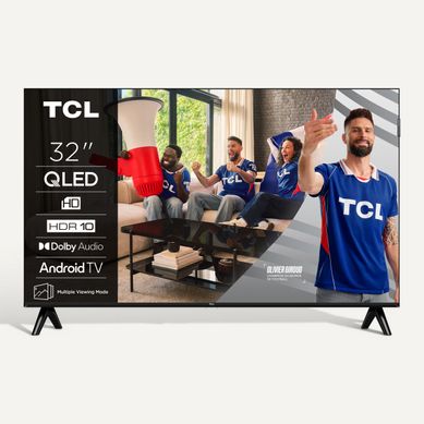 Téléviseur QLED 32'' 81 cm TCL 32S49K vue de face