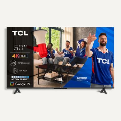 Téléviseur 4K 50'' 127 cm TCL 50P61K vue de face