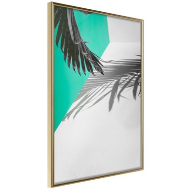 Affiche Murale Encadrée "leaves Or Wings" 40 X 60 Cm Doré