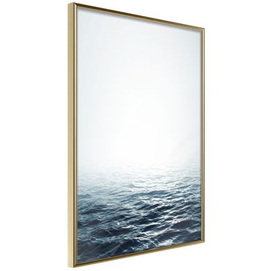 Affiche Murale Encadrée "endless Sea" 30 X 42 Cm Doré