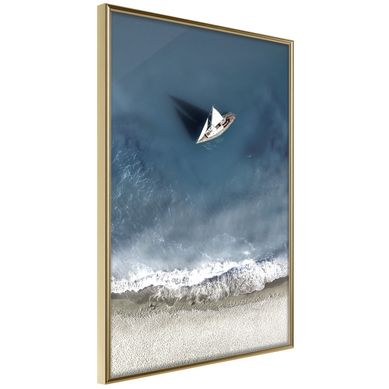 Affiche Murale Encadrée "to The Shore" 40 X 60 Cm Doré