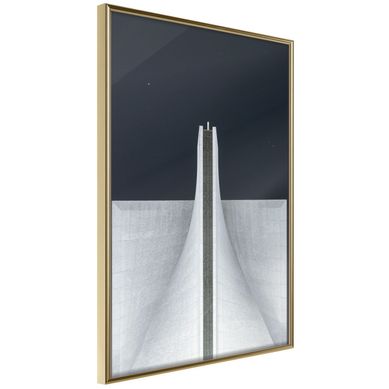 Affiche Murale Encadrée "different Perspective" 40 X 60 Cm Doré