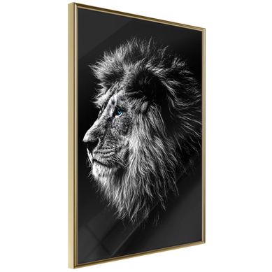 Affiche Murale Encadrée "old King" 40 X 60 Cm Doré