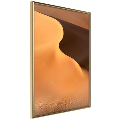 Affiche Murale Encadrée "ridge Of Dune" 30 X 42 Cm Doré