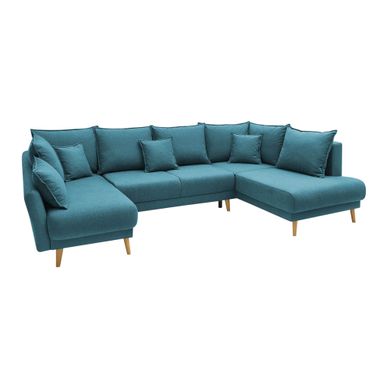 MIA  Gauche tissu bleu canard