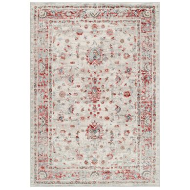 Tapis Tissé à Poils Courts Vintage "Kalevi" Jaune 120 X 170 Cm | Leroy