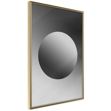 Affiche Murale Encadrée "convex Or Concave" 40 X 60 Cm Doré
