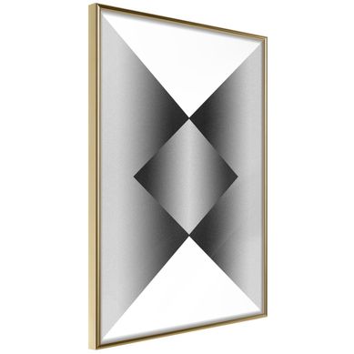 Affiche Murale Encadrée "gradient" 21 X 30 Cm Doré