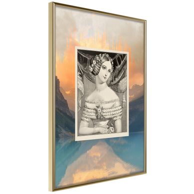 Affiche Murale Encadrée "beauty From Centuries Ago" 30 X 42 Cm Doré