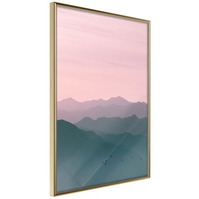 Affiche Murale Encadrée "natural Gradient I" 40 X 60 Cm Doré