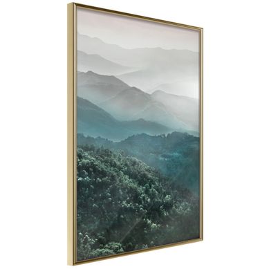 Affiche Murale Encadrée "natural Gradient Ii" 40 X 60 Cm Doré
