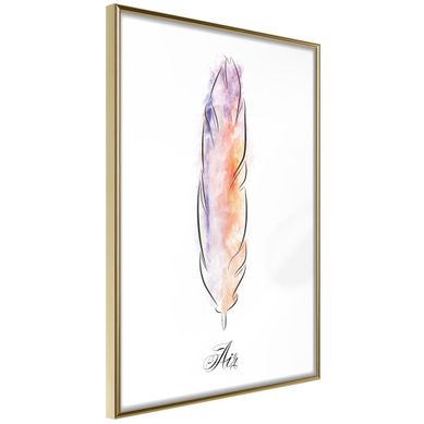 Affiche Murale Encadrée "lightness I" 40 X 60 Cm Doré