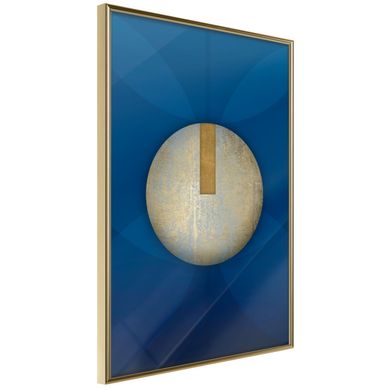 Affiche Murale Encadrée "mysterious Object" 40 X 60 Cm Doré