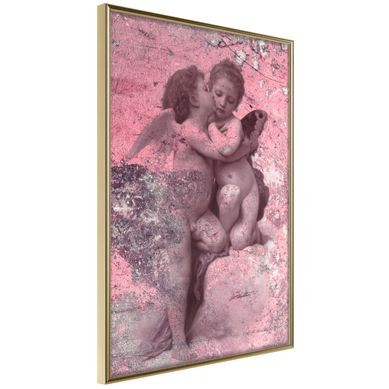 Affiche Murale Encadrée "innocent Love" 30 X 42 Cm Doré