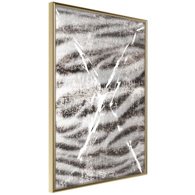 Affiche Murale Encadrée "predator Skin" 21 X 30 Cm Doré