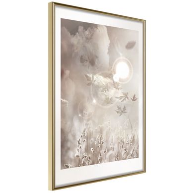 Affiche Murale Encadrée "on The Edge Of The Summer" 40 X 60 Cm Doré