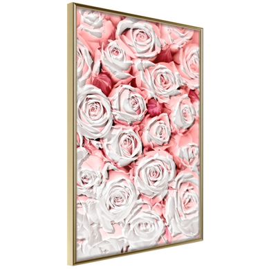 Affiche Murale Encadrée "purity" 21 X 30 Cm Doré
