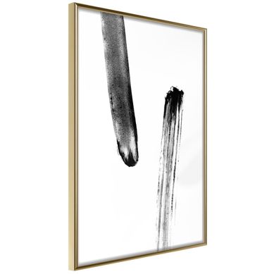 Affiche Murale Encadrée "braking Distance" 40 X 60 Cm Doré