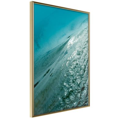 Affiche Murale Encadrée "depth Of The Ocean" 40 X 60 Cm Doré