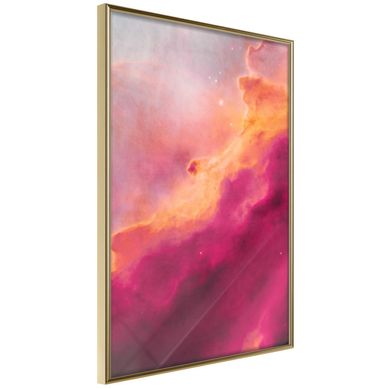 Affiche Murale Encadrée "explosion Of Colours" 40 X 60 Cm Doré