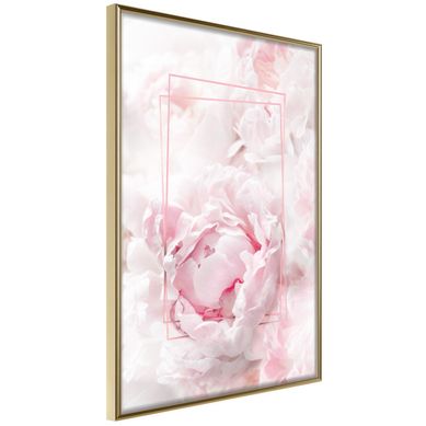 Affiche Murale Encadrée "floral Dreams" 21 X 30 Cm Doré