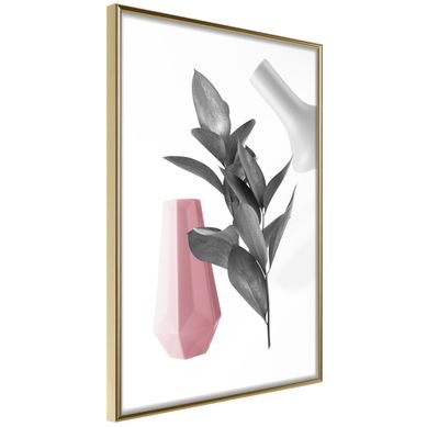Affiche Murale Encadrée "floral Alchemy I" 30 X 42 Cm Doré