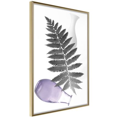 Affiche Murale Encadrée "floral Alchemy Ii" 21 X 30 Cm Doré