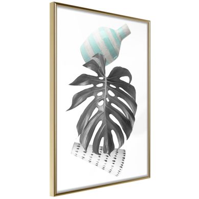 Affiche Murale Encadrée "floral Alchemy Iii" 40 X 60 Cm Doré