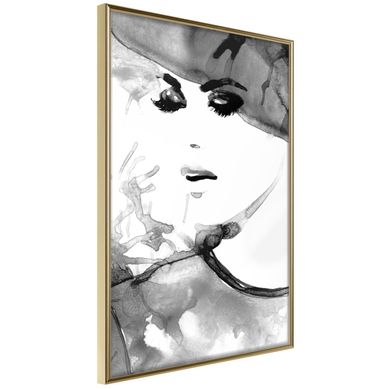 Affiche Murale Encadrée "class And Style" 21 X 30 Cm Doré