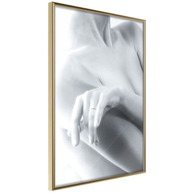 Affiche Murale Encadrée "natural Sensuality" 21 X 30 Cm Doré