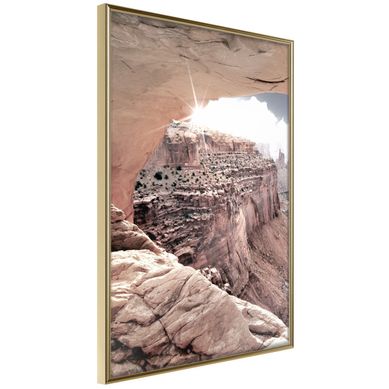 Affiche Murale Encadrée "beauty Of The Canyon" 40 X 60 Cm Doré