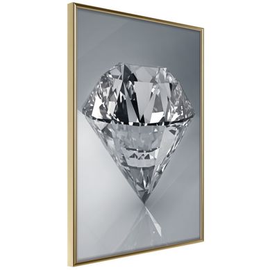 Affiche Murale Encadrée "precious Gem" 21 X 30 Cm Doré