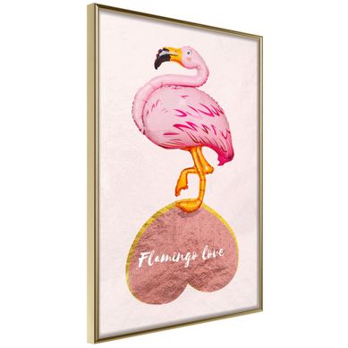 Affiche Murale Encadrée "everybody Needs Love" 21 X 30 Cm Doré