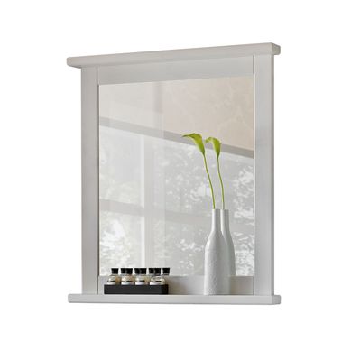 Miroir Encadré Romantic Blanc 70 Cm