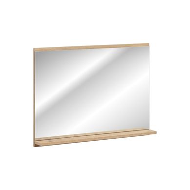 Miroir Sans Cadre Nova Oak A Bois 80 Cm