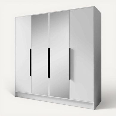 ARMOIRE PENDERIE BLANCHE 200 CM HAUT/ 95 CM PROF/ 131 CM