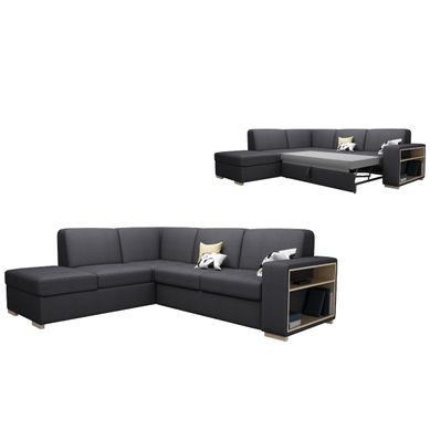 et réversible ZELIE  Tissu gris anthracite