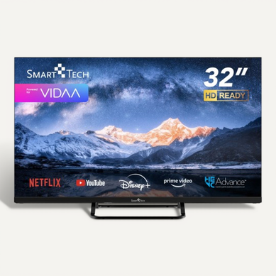 Téléviseur LED HD 32" (80cm) 32hv02v Smart TV Vidaa - Molotov, Netflix, Prime Video