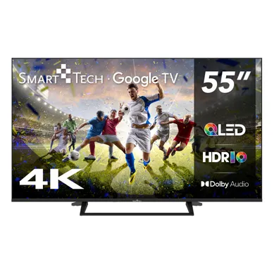 Téléviseur QLED 4k Uhd 55" (139 Cm) 55qg06k Google TV- 4xhdmi - 2xusb - Hdr10 - Memc - Son Dolby