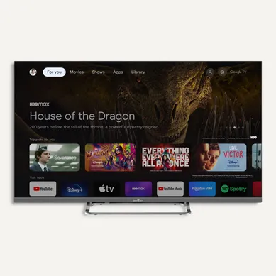 Téléviseur LED Full HD 40" (100 Cm) 40fg01v, Smart TV Google TV, HDMI, USB, Dolby Audio, Hdr 10